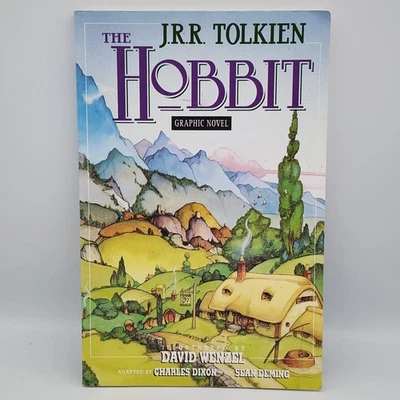 The Hobbit by J.R.R. Tolkien - 1991 UK Illustrated by David Wenzel Graphic Novel - Image 1 of 4