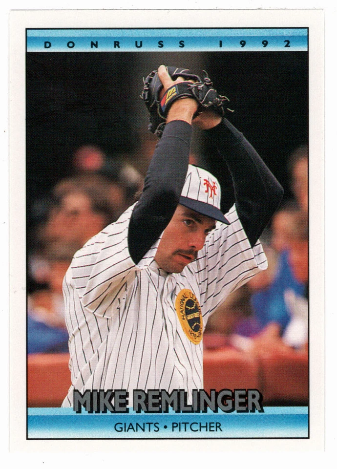 Mike Remlinger - San Francisco Giants - 1992 Donruss Baseball # 336 MT - Image 1 of 1