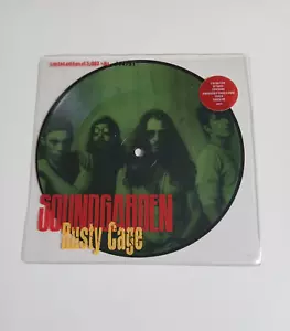 SOUNDGARDEN RUSTY CAGE VINYL 7" SINGLE PICTURE DISC A&M UK 1992 - Picture 1 of 2
