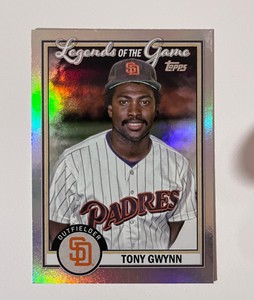 TONY GWYNN - 2023 Topps Series 2 -Legends Of The Game Foil - Card #LG-14 Padres