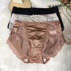 5 Packs Lot Sexy Womens Ladies Satin Panties French Underwear Briefs Lingeries