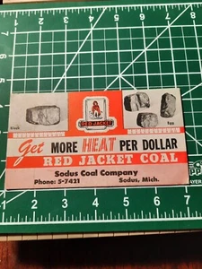 Vintage Rare Advertising Card  Sodus, MI Coal Company Ph.5-7421 - Picture 1 of 2