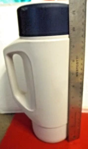 Thermoskanne Modell #4415 Vintage Isolierflüssigkeit sehr gepflegt grau blau Deckel - Bild 1 von 5
