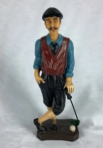 Gentleman Golfer Statue 12 Inch JAP250523/TWD - Picture 1 of 9