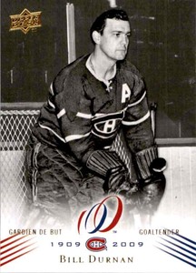 2008-09 Upper Deck Montreal Canadiens Centennial Set Bull Durnan Montreal