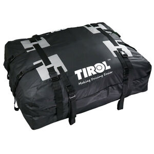Car SUV Trunk Roof Top Cargo Luggage Pack Waterproof Travel Storage Bag Black