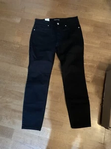 $69.50 Calvin Klein Women's Mid Rise Skinny Jeans Eternal Black STRETCH W29 L28 - Picture 1 of 7