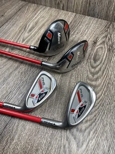 PING Moxie Junior Golf Set 4 Clubs RH Wood, Hybrid, 7 & 9 Irons Black Dot - Picture 1 of 12