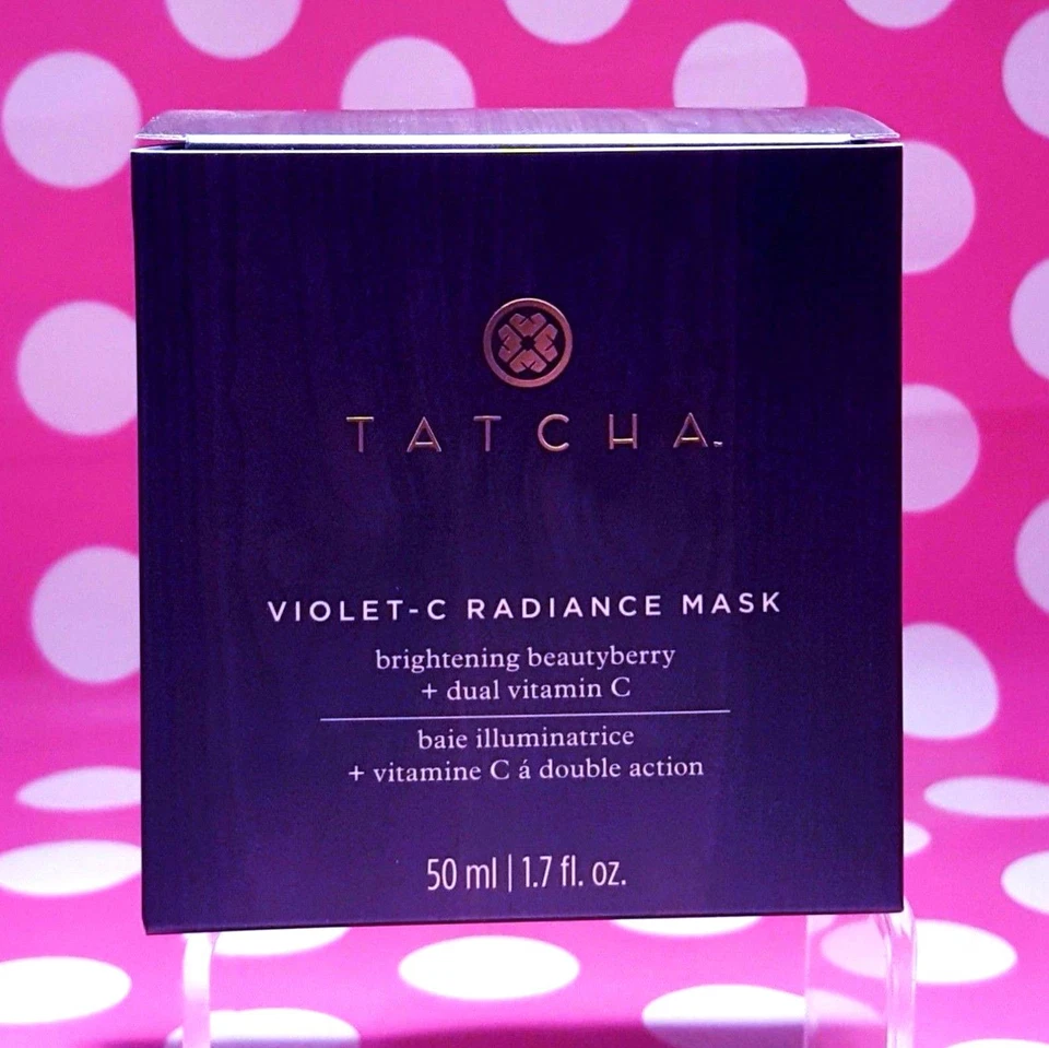 TATCHA VIOLETA C RADIANTE MÁSCARA ILUMINADORA 1.7 OZ TAMAÑO COMPLETO SELLADO CAJA AUTÉNTICA Foto 1 de 1