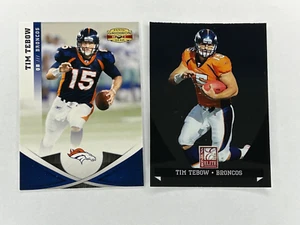 Tim Tebow 2011 Donruss Elite #32 + 2011 Panini Gridiron Gear #71 Gators Lot - Picture 1 of 4