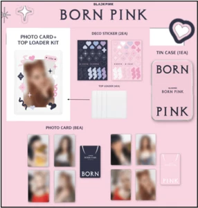 BLACKPINK Photocard TOP LOADER KIT + 8 Photo Cards + Track - Picture 1 of 4