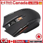 2.4GHz Wireless 2400DPI 6 Buttons USB Optical Gaming Mouse for PC Laptop CA