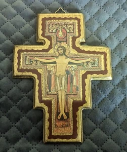 San Diamiano Cross Made In Italy 6.5" x 5" - Picture 1 of 7