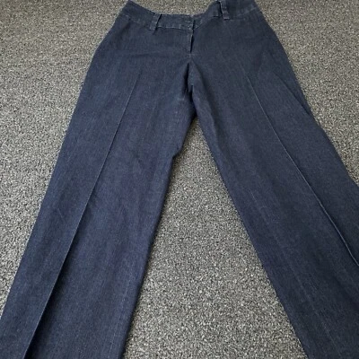 Focus 2000 Dress Pants Womens 8 Dark Blue Denim 30x31 - Image 1 of 4