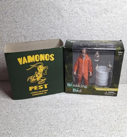 Breaking Bad Walter White In Orange Hazmat Suit Figure | Measures 6 Inches Tall Cover