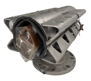 Tapping Sleeve 4" (4.40-4.60 OD) x 4" 125 Flange Outlet Full Stainless Steel - Picture 1 of 11