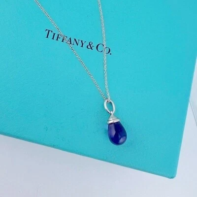 RARO Tiffany & Co. Collar Colgante Amatista "Carate" Plata de Ley 18" Foto 1 de 4