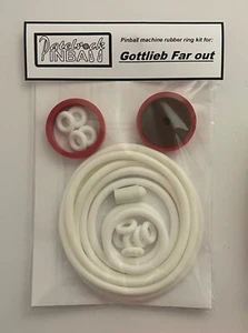 1974 Gottlieb Far Out Pinball Machine Rubber Ring Kit - Picture 1 of 3