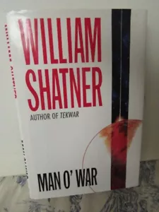 Vtg. 1996 Star Trek: Man O' War by William Shatner HC Book + DJ 1st Edition - Picture 1 of 7