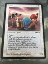 mtg Arabian Nights Camel, Old set, Near Mint Condition