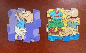 Tarjetas de constructor Rugrats Tazos cuenta total 2 muy raras 1999 Viacom - Imagen 1 de 2