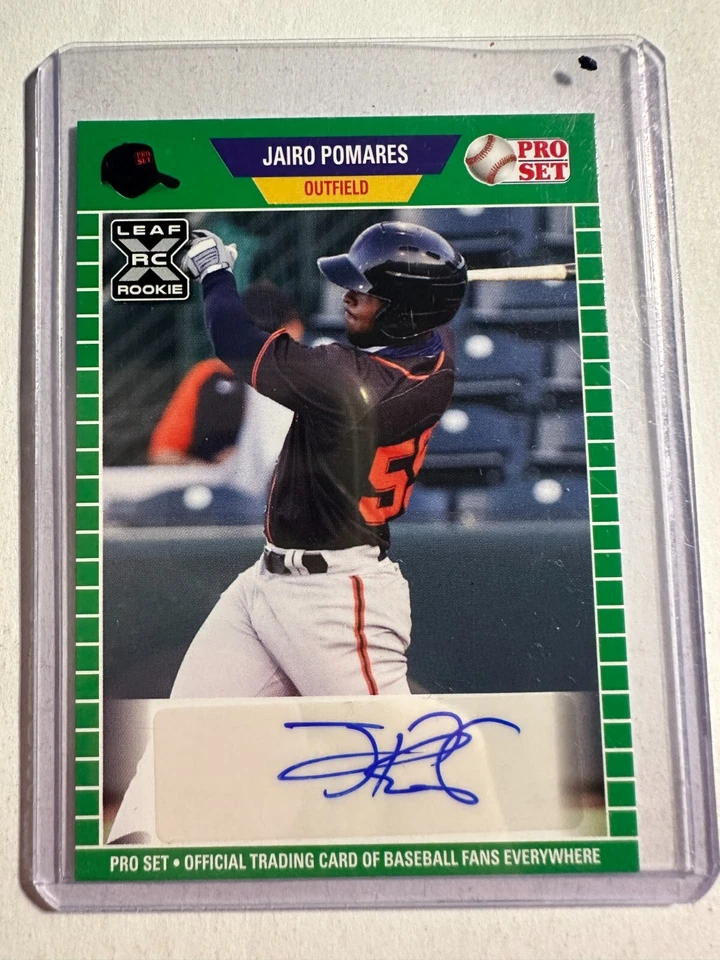 K124,435 - 2021 Leaf Pro Set Autographs Green #PSJP1 Jairo Pomares Auto - Image 1 of 1