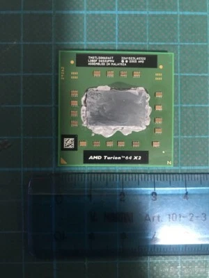 Cpu Amd Turion 64 X2TMDTLS0HAX4CT LDBDF 0652UPMW Z261523L60322 1800Mhz Mobile - Immagine 1 di 2