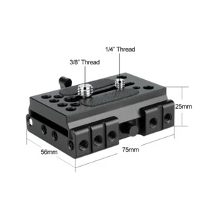 Niceyrig QR Manfrotto Style 577/504/701/501 Baseplate for Camera Rig Tripod new - Picture 1 of 8