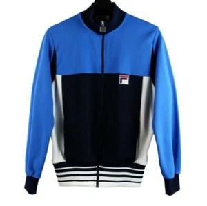70s 80s vintage FILA Snow Time track jacket Bjorn Borg OG zip made in Italy S M - Picture 1 of 7
