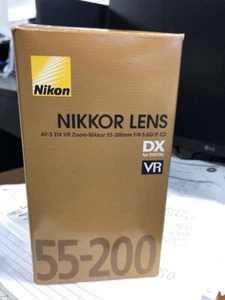 Nikon AF-S DX VR Zoom Nikkor lens  55-200mm VR (box Only) - Picture 1 of 1