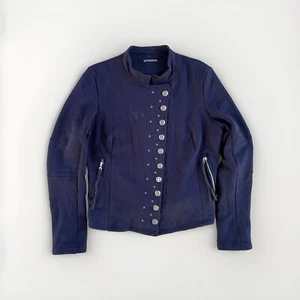 Chaqueta Blazer Vintage MARITHE FRANCOIS GIRBAUD Diseño Botón Azul Talla 44 - Imagen 1 de 13