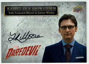 Daredevil Seasons 1 & 2 Autograph Card SS-LM Toby Leonard Moore as James Wesley