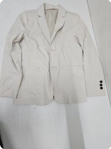 ✨️Boy's Classic 2-Button Chambray Blazer Suit Jacket Cat & Jack Beige size 8 - Picture 1 of 2