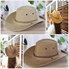 Belly Cowboy Hat Western Cool Summer Unisex's Hat Outdoor Sunshade Beach