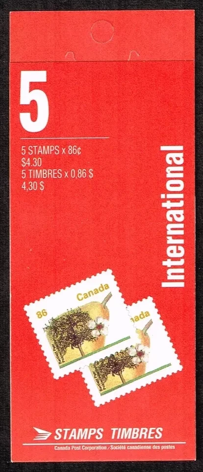 Canada - Complete Booklet - BK157a - Glued Flap - Bartlett Pear - 1992 - Image 1 of 1