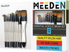 MEEDEN 12 Pcs Acrylic Paint Brushes Set, Artist Painting Brush,Soft Nylon Hair