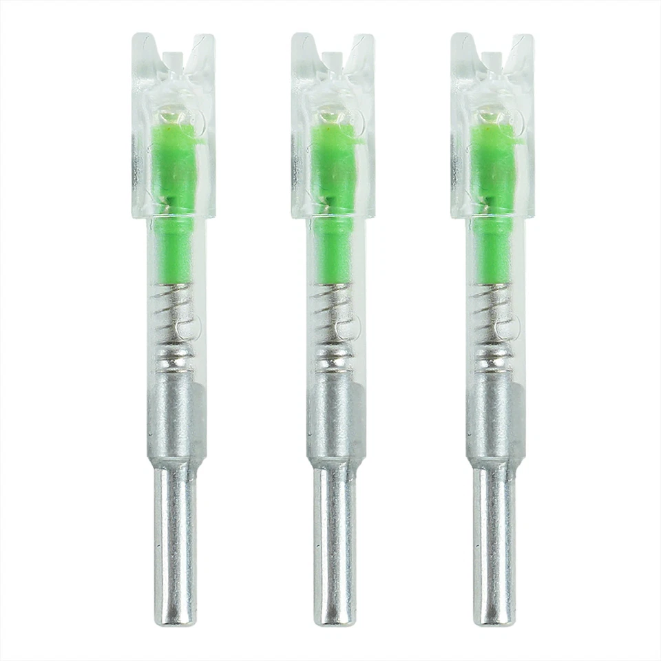 BALLISTA 6mm Lighted Nocks - High Visibility LED, Long Battery Life (Pack of 3)