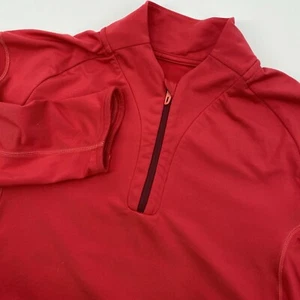 Mammut Women's Small Pink Quarter Zip Stretch Lightweight Long Sleeve Sweater - Picture 1 of 4