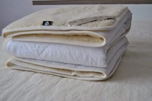 Merino Wolle Schafschurwolle Matratzenauflage Topper Unterbett Bettauflage - Bild 1 von 7