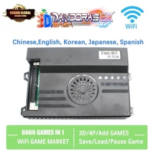 Pandora Saga Box 6666 in 1 Wifi Arcade Game Board With 2D 3D Support 4 Players - Picture 1 of 6