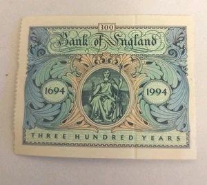 Bank Of England 300years Mint Stamp - Picture 1 of 4