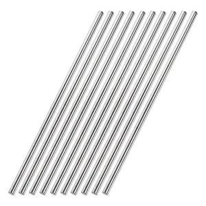 10Pcs 5mm x 300mm 304 Stainless Steel Solid Round Rods for DIY Craft - Picture 1 of 4