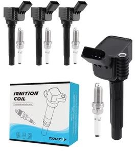 Paquete de 4 bobinas de encendido UF716 UF793 UF771 bujía iridio 2,0 L Audi 2014-2021 - Imagen 1 de 9