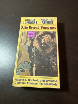 Ride Beyond Vengeance 1965 1990 Printing GoodTimes VHS New Sealed Chuck Connors - Image 1 of 4