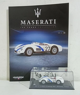 97087 MASERATI 1/43 Centauria n. 42 - 200 SI 12 Hours of Sebring 1957 - Pollack - Immagine 1 di 3