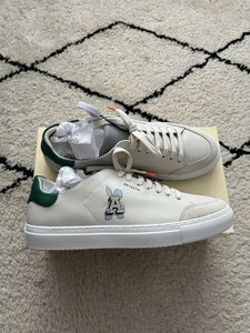 AXEL ARIGATO Clean 90 A Bunny Low Top Trainers in Triple Beige & Green - UK9.5 - Picture 1 of 13