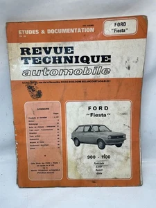 FORD Fiesta 900 1100 Spéciale Luxe Sport Ghia - Revue Technique Automobile - Imagen 1 de 2