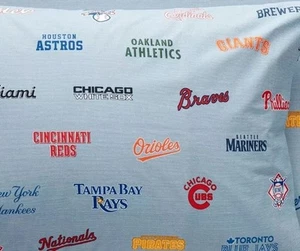 Pottery Barn Teen MLB Major League Baseball XL TWIN Size Sheet Set NEW - Picture 1 of 12