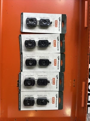 Princeton Tec MPLS Montaje Hardware Casco Riel Picatinny Lote de 5 Foto 1 de 2