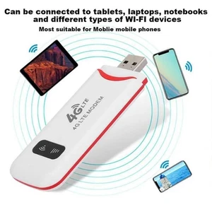 WiFi LTE Router 4G SIM Card USB Modem Dongle Mobile Prof For O1S0 Broadband G0E2 - Zdjęcie 1 z 11
